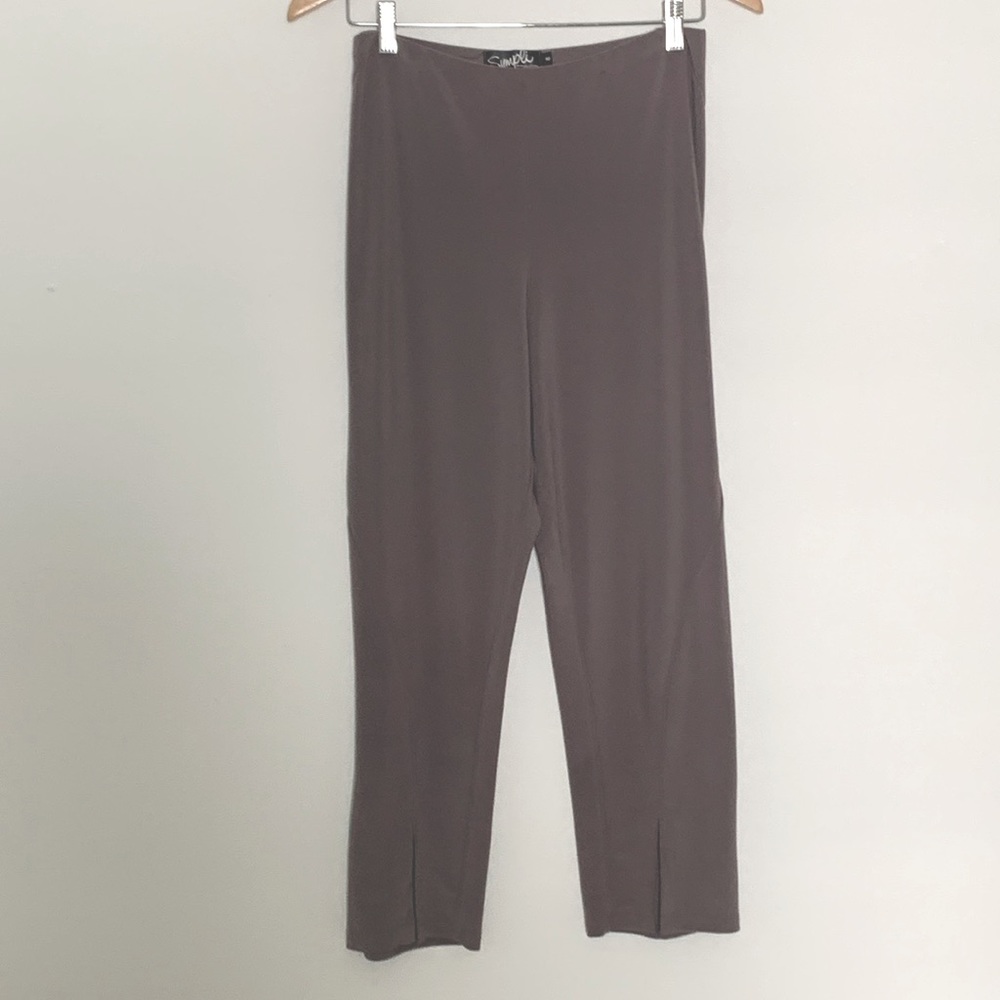 Sympli Capri Pants in Taupe Gray